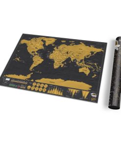 Alternative view of Scratch Map Deluxe Travel Edition