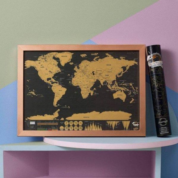 Scratch Map Deluxe Travel Edition