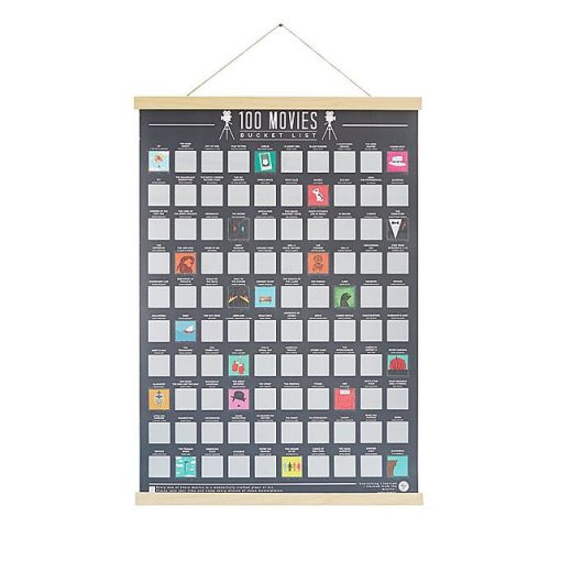 100 Movies Scratch Off Poster - Image 2