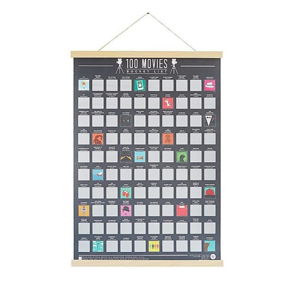 100 Movies Scratch Off Poster - Image 2