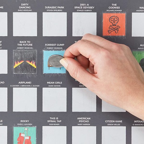 100 Movies Scratch Off Poster - Image 3