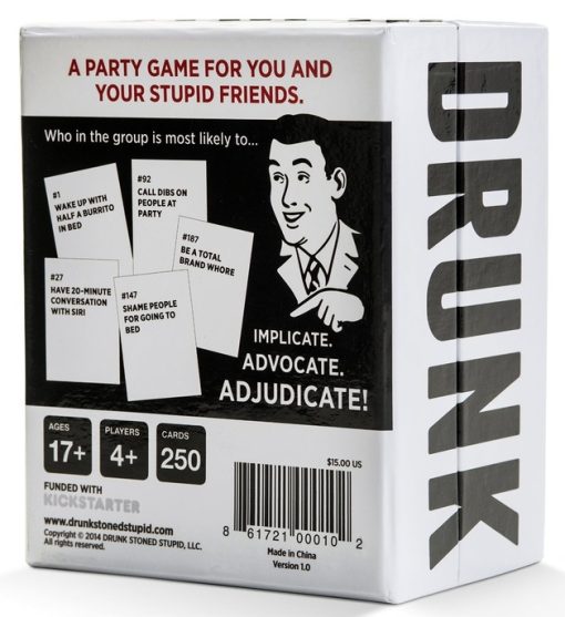 Drunk Stoned Or Stupid / Card Game - Image 5