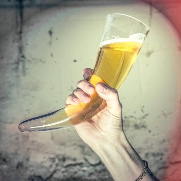 Viking Beer Horn Glass - Image 4