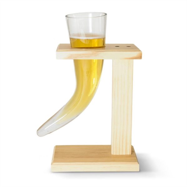 Viking Beer Horn Glass - Image 3