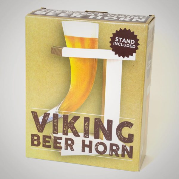 Viking Beer Horn Glass