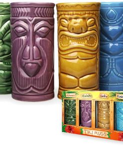 TIKI MUGS - set of 4