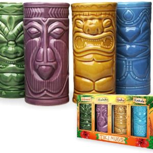 TIKI MUGS - set of 4