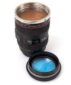 Alternative view of CAMERA LENS MUG WITH LID