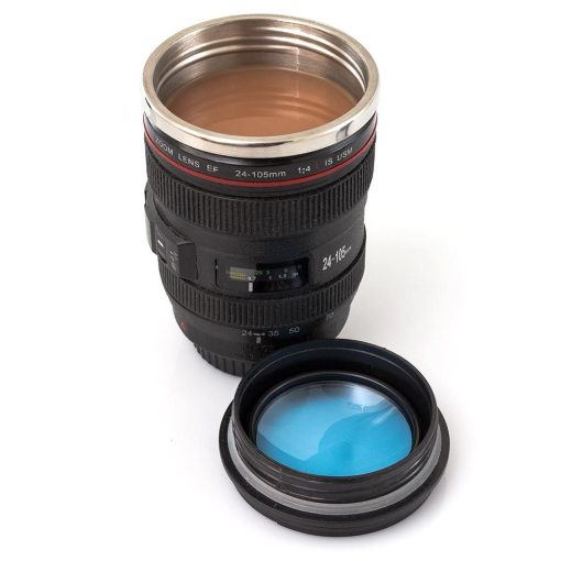 CAMERA LENS MUG WITH LID - Image 2