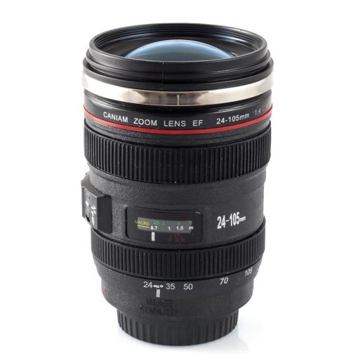 CAMERA LENS MUG WITH LID - Image 4