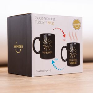GOOD MORNING F#CKERS HEAT CHANGE MUG
