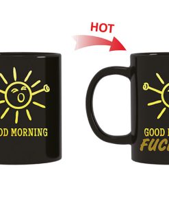 Alternative view of GOOD MORNING F#CKERS HEAT CHANGE MUG