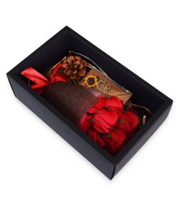 SOAP RED ROSE BLACK BOX