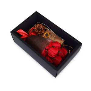 SOAP RED ROSE BLACK BOX