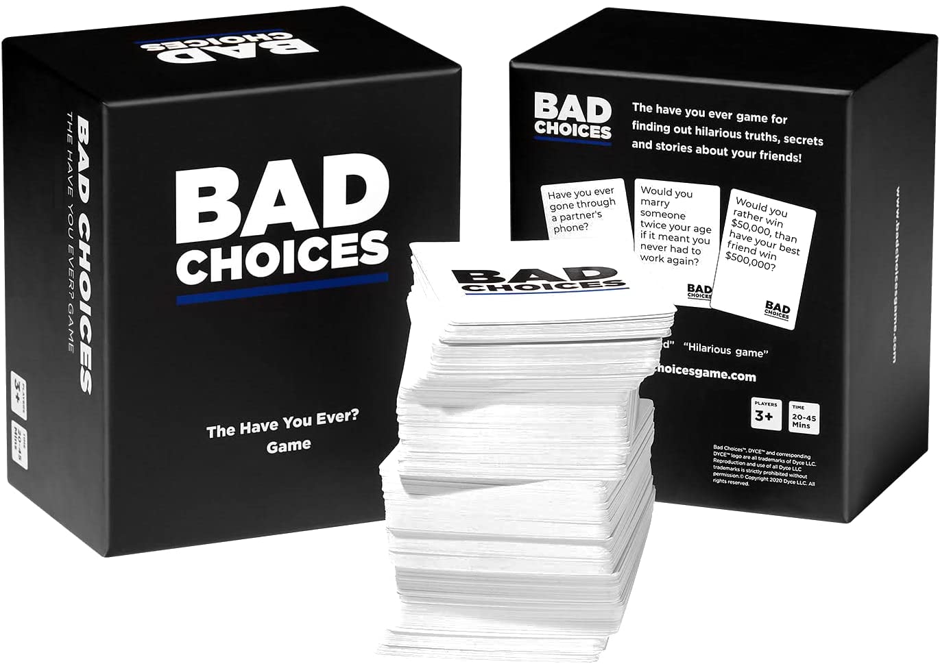 BAD CHOICES - The Have You Ever? Game -