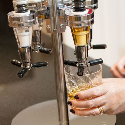 Four Bottle Bar Optic Drinks Dispenser - Image 4