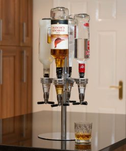 Four Bottle Bar Optic Drinks Dispenser