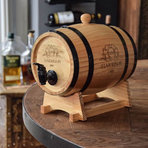 WOODEN BARREL DISPENSER 3L - Image 3