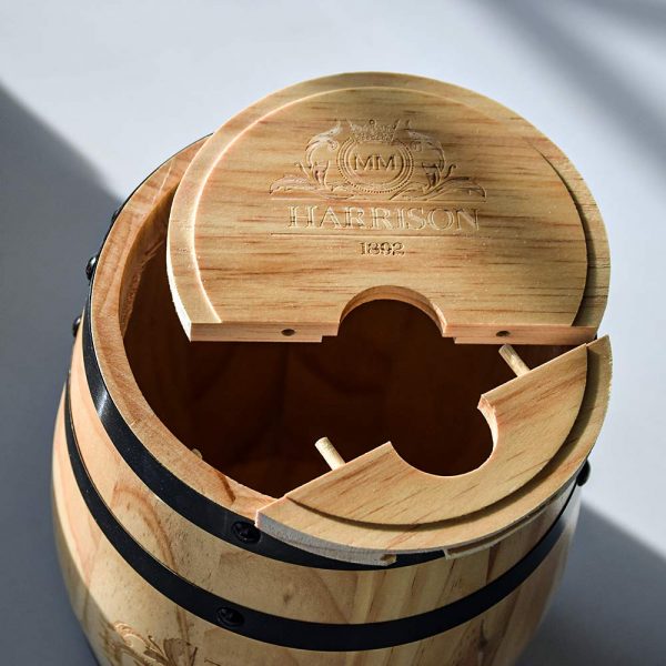 WOODEN BARREL DISPENSER 3L - Image 4