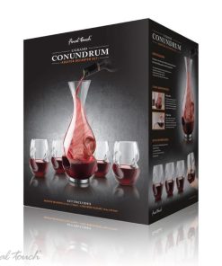 Conundrum Red Wine Decanter Set