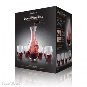 Conundrum Red Wine Decanter Set