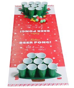 Festive Portable Beer Pong Game