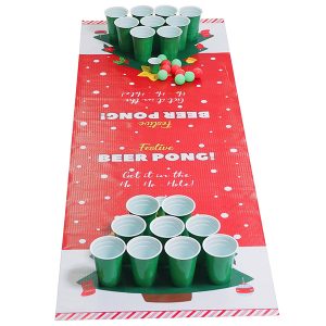 Festive Portable Beer Pong Game
