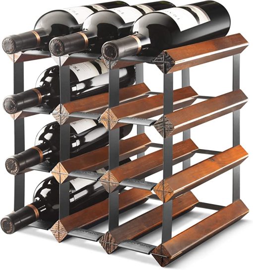 12 Bottle Assembled Maple Wine Rack - Image 3
