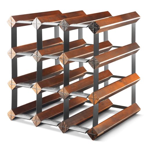 12 Bottle Assembled Maple Wine Rack - Image 2