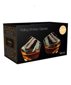Rolling Whiskey Glasses– Set of 2