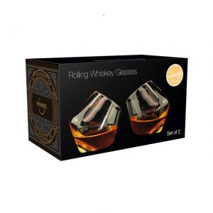 Rolling Whiskey Glasses– Set of 2