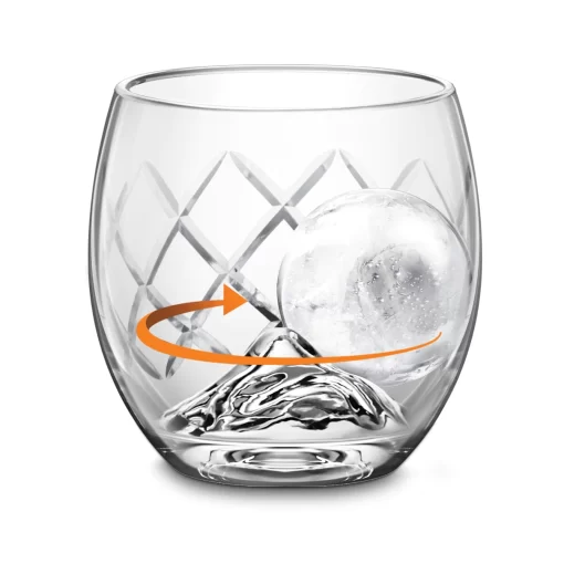 On The Rock Glass Etched Decanter Set - Image 5