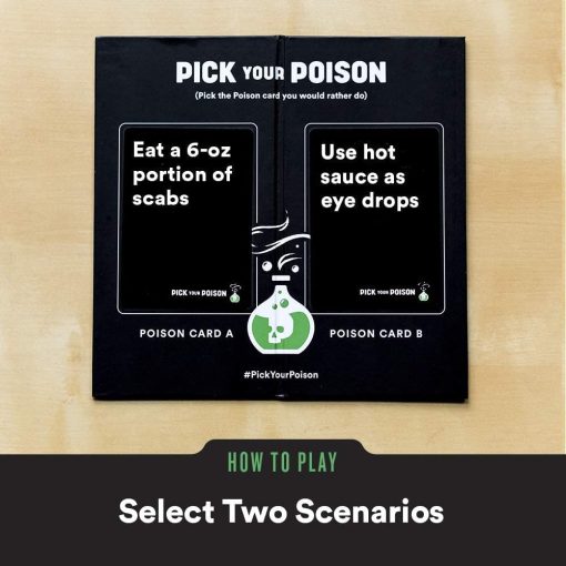 Pick Your Poison Card Game: The “What Would You Rather Do?” Game for All Ages - Family Edition - Image 2