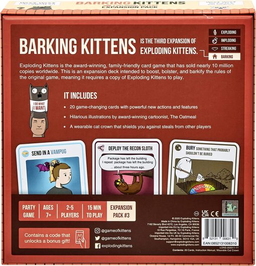 BARKING KITTENS:  the third expansion of Exploding Kittens - Image 5