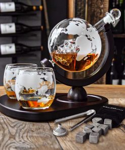 DELUXE - GLOBE DECANTER SET