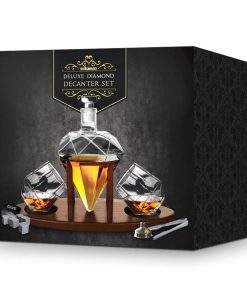 DELUXE - DIAMOND DECANTER SET