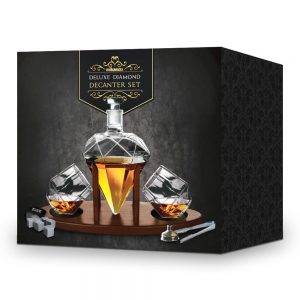 DELUXE - DIAMOND DECANTER SET