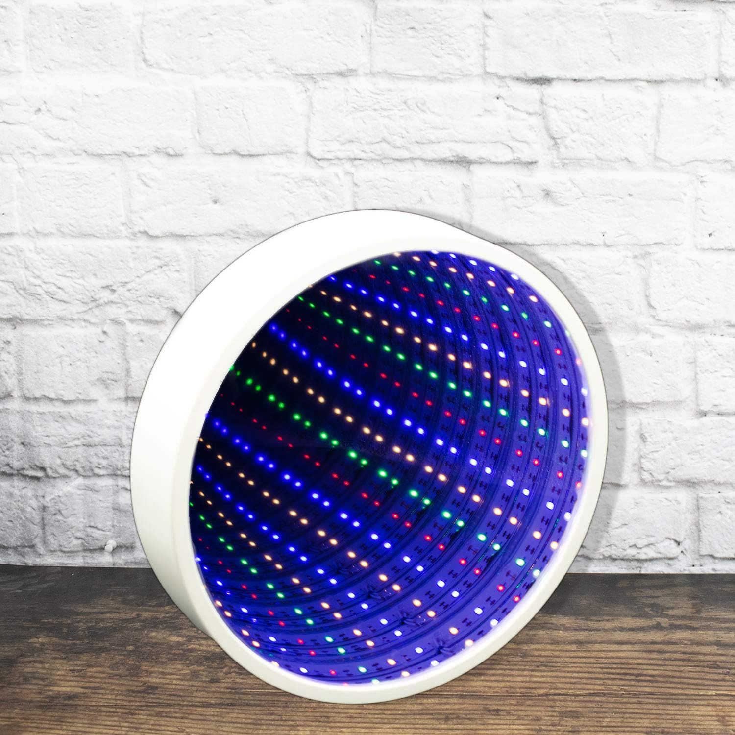 Infinity Mirror tunnel Light available in Star Shaped or Round
