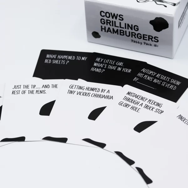 Cows grilling hamburgers - Image 2