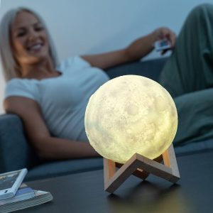 RECHARGEABLE LED MOON LAMP