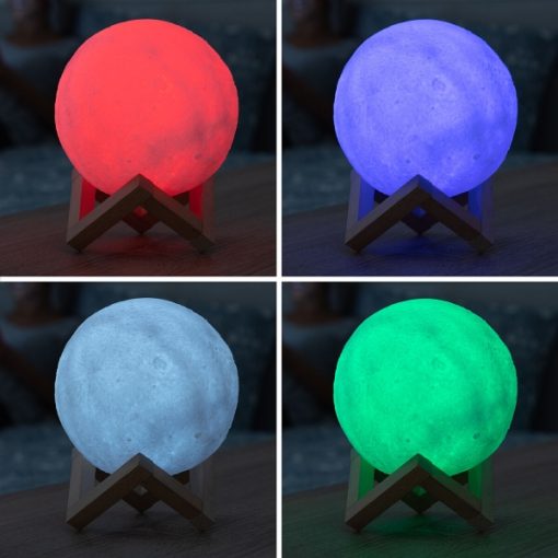 RECHARGEABLE LED MOON LAMP - Image 2