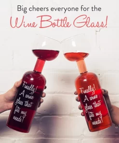 Alternative view of Finally, A Wine Glass That Fits My Needs - Wine Bottle Glass