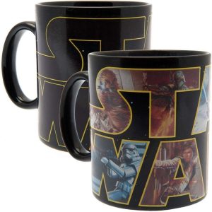 STAR WARS Logo Characters Heat Change Mug, 11 oz/315 ml