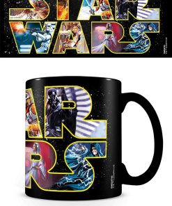 Alternative view of STAR WARS Logo Characters Heat Change Mug, 11 oz/315 ml