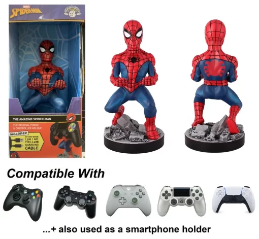 Marvel: The Amazing Spider-Man Cable Guys Original Controller and Phone Holder - Image 3