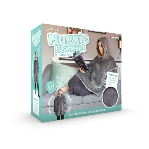 Huggie Blanket Cream/ Beige or Grey - Image 3