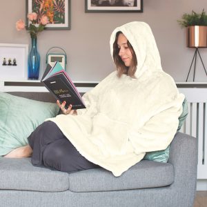 Huggie Blanket Cream/ Beige or Grey