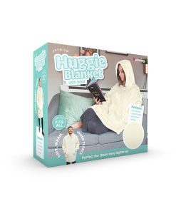 Alternative view of Huggie Blanket Cream/ Beige or Grey
