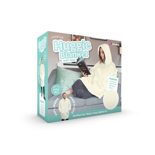 Huggie Blanket Cream/ Beige or Grey - Image 2