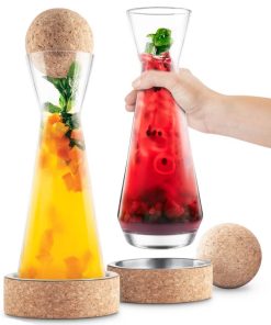 Alternative view of Final Touch Wine Carafe & Coaster